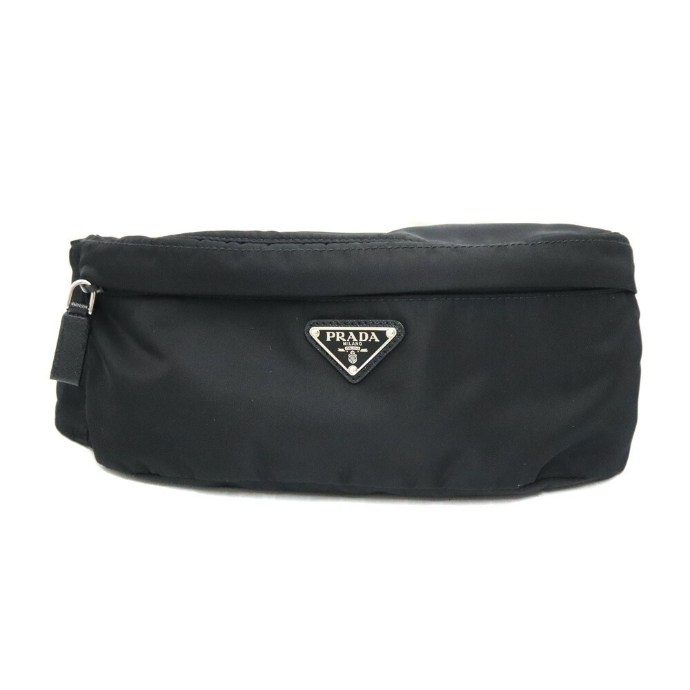 Prada Saffiano Belt Bag Black